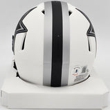 Drew Pearson Autographed Cowboys Lunar Eclipse Mini Helmet HOF 21 Beckett