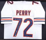 William Perry Autographed Framed White Jersey Bears The Fridge Beckett BH038627