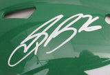 Saquon Barkley Signed Kelly-green Full Size Authentic Helmet Eagles PSA 195216