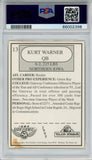 Kurt Warner Signed 1995 Taco John's #13 Trading Card PSA 4 Auto 10 Slab 35836
