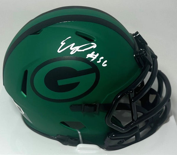Packers Linebacker EDGERRIN COOPER Signed Riddell RAVE Mini Helmet AUTO - BAS