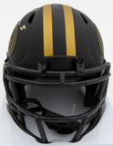 TREY LANCE AUTOGRAPHED 49ERS ECLIPSE BLACK SPEED MINI HELMET BECKETT QR 194735