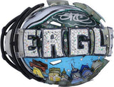 Autographed Jalen Hurts Eagles Mini Helmet