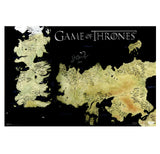 John Bradley Signed Game of Thrones Westeros Map 24x36 Poster with "Sam" Insc