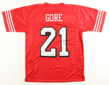Frank Gore Signed San Francisco 49ers Jersey (JSA) 5xPro Bowl Running Back