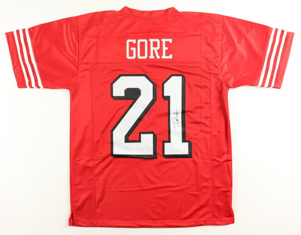 Frank Gore Signed San Francisco 49ers Jersey (JSA) 5xPro Bowl Running Back