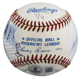 Yankees Mickey Mantle Signed Jolene Jessie Painted OAL Baseball LE #7/9 BAS LOA