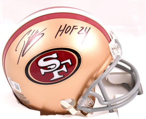 Patrick Willis Autographed San Francisco 49ers Mini Helmet w/HOF- Beckett W Holo