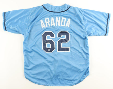 Jonathan Aranda Signed Tampa Bay Blue Jersey (PSA) Rays 2023 All Star 1st Base