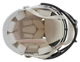 Jets Keyshawn Johnson Signed Flat White Full Size Speed Proline Helmet JSA Wit