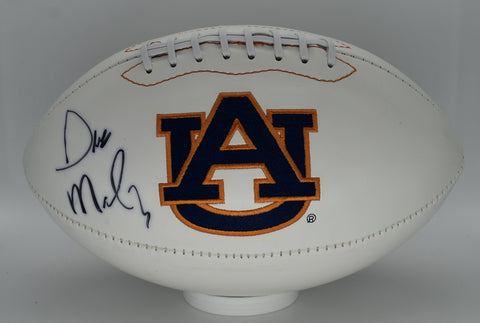 Gus Malzahn Signed/Autographed Auburn Tigers Logo Football JSA 212302