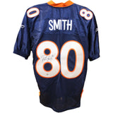 Rod Smith Signed Denver Broncos Blue Reebok Jersey Sz 52 Beckett 44678