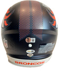 Pat Bryant II Troy Franklin RJ Harvey Autographed Broncos Pro Helmet BAS JSA COA