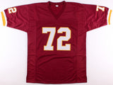 Dexter Manley Signed Washington Redskins Jersey (JSA COA) 2xSuper Bowl Champ