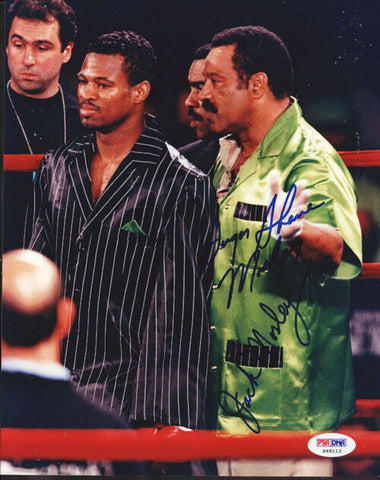 Sugar Shane Mosley & Jack Mosley Autographed Signed 8x10 Photo PSA/DNA #S48112