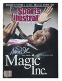 Lakers Magic Johnson Signed December 1990 Sports Illustrated Magazine BAS Wit