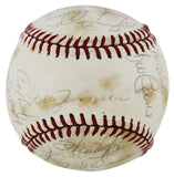 1979 Red Sox (28) Yastrzemski, Wolfe Rice Authentic Signed Baseball BAS #AC33304
