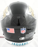 Travis Hunter Signed Jacksonville Jaguars F/S Speedflex Helmet - Beckett W Holo