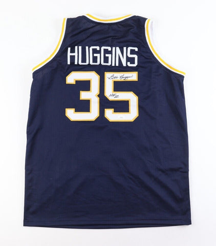 Bob Huggins Signed West Virginia Mountaineers Jersey Ins "HOF 22"(JSA COA) Coach