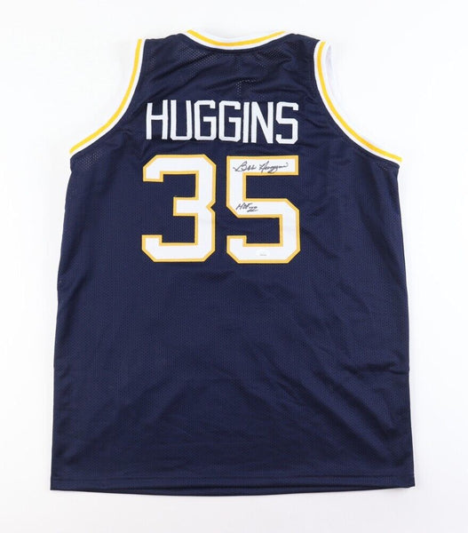 Bob Huggins Signed West Virginia Mountaineers Jersey Ins "HOF 22"(JSA COA) Coach