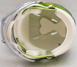 Steve Largent & Jim Zorn Signed Seahawks Flash Green Speed Mini Helmet MCS Holo