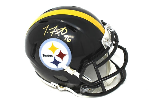 Troy Fautanu Signed Pittsburgh Steelers Mini Helmet (JSA COA) 2024 1st Round Pck