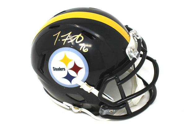 Troy Fautanu Signed Pittsburgh Steelers Mini Helmet (JSA COA) 2024 1st Round Pck