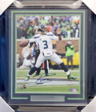 Russell Wilson Autographed Signed Framed 16x20 Photo Seahawks RW Holo #40790
