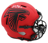 Julio Jones Signed Atlanta Falcons Speed Full Size Rave NFL Helmet