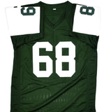 Kevin Mawae Autographed Green Pro Style Jersey w/HOF- Beckett W *Black