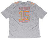 PATRICK MAHOMES SIGNED KANSAS CITY CHIEFS GRAY NIKE SUPER BOWL LVIII JERSEY BAS