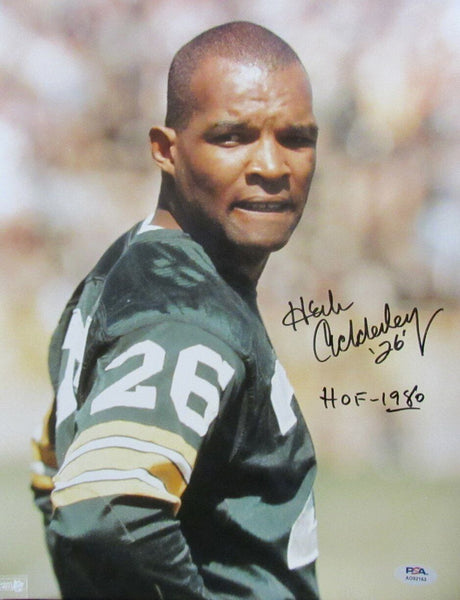 Herb Adderley HOF Signed/Inscribed 11x14 Photo Green Bay Packers PSA/DNA 193938