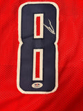 Deni Avdija signed jersey PSA/DNA Washington Wizards Autographed