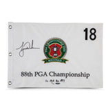 Tiger Woods Autographed "11x PGA tour POY" 2006 PGA Champ Flag UDA LE 500