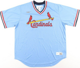Ozzie Smith Signed Cardinals Jersey (Schwartz COA) St Louis Shortstop 1982- 1996