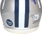 George Teague Signed Dallas Cowboys Speed Mini Helmet Beckett 40643