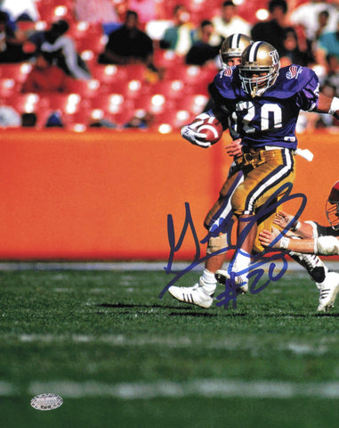 Greg Lewis Autographed 8x10 Photo University of Washington MCS Holo #63412