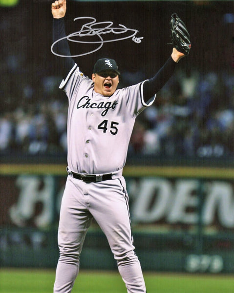 Bobby Jenks Signed Chicago White Sox Last Out Celebration 8x10 Photo - (SS COA)