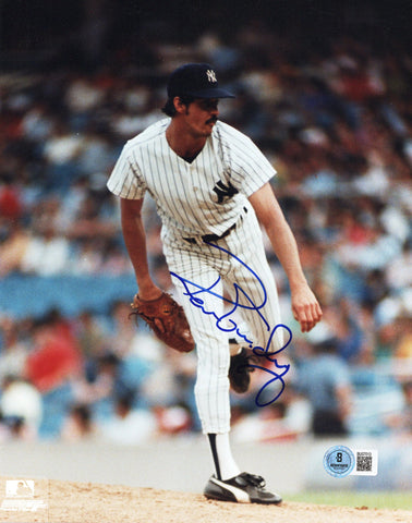 Ron Guidry Autographed New York Yankees 8x10 Photo Beckett