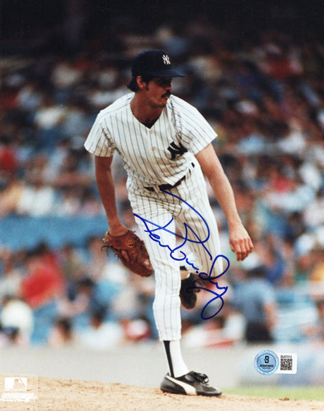 Ron Guidry Autographed New York Yankees 8x10 Photo Beckett