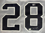 David Justice Signed New York Yankees Jersey (Sports Integrity) 2xSeries Champ