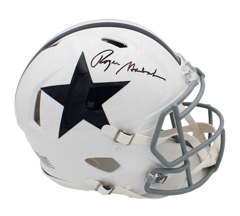 Roger Staubach Signed Cowboys Speed Authentic Throwback 1960-63 NFL Helmet