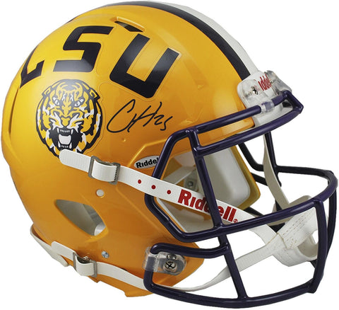 Clyde Edwards-Helaire LSU Tigers Signed Riddell Speed Authentic Helmet