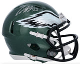 Cooper DeJean Autographed Philadelphia Eagles Mini Speed Helmet Fanatics