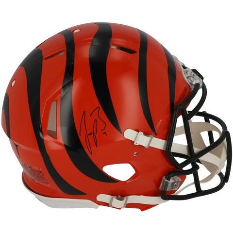 JOE BURROW Autographed Cincinnati Bengals Speed Authentic Helmet FANATICS
