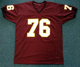 FLORIDA STATE SEMINOLES WALTER JONES AUTOGRAPHED RED JERSEY MCS HOLO 72405