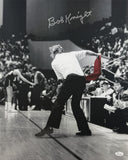 Bobby Knight Autographed/Signed Indiana Hoosiers 16x20 Photo Chair JSA 56181