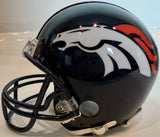 Aqib Talib Autographed & Inscribed Denver Broncos Mini Helmet | BAS COA