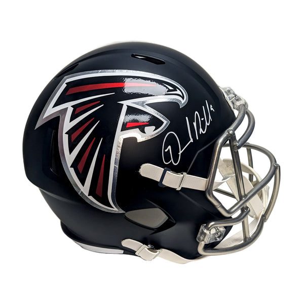 Desmond Ridder Autographed Falcons Speed Replica Full Size Helmet - Beckett