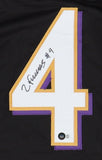 Zay Flowers Signed Baltimore Ravens Jersey (Beckett) Ex-Boston College W.R.